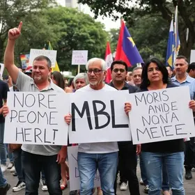 Protesto MBL Faria Lima