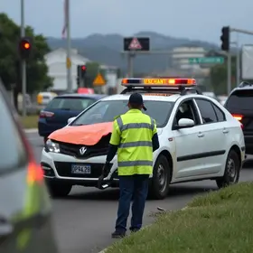 motorista fica gravemente ferido na Faria Lima