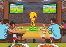 restaurantes com menus inspirados pela Copa e transmissão ao vivo