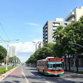 obra da Sabesp em Santos