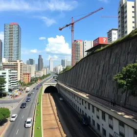 túnel na Faria Lima