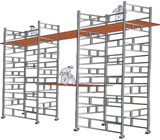 Andaimes no Jardim Paulistano