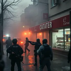 arrastão em padaria