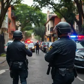 criminosos que trocaram tiros em bairro nobre de SP