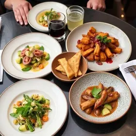 restaurantes com pratos para compartilhar