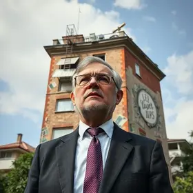 prédio invadido
